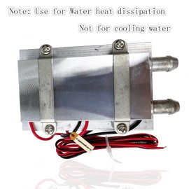 Lsgoodcare 120W Semiconductor Refrigeration Cooler Kit DIY Peltier Cooler 12V TEC1-12706 Peltier Heatsink Module kit Thermoelectric Peltier Water Cooling System for DIY Car Electronic Refrigerator