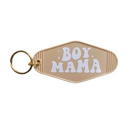 Lemua Boy Mama Keychain Boy Mom Gifts New Mom Key Ring for Women Friend Mother's Day Gifts from Son