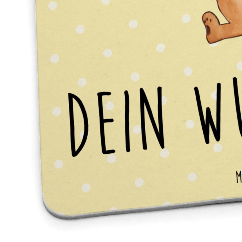 Mr. & Mrs. Panda Personalisierter Bierdeckel Igel Luftballon 50er Set