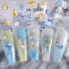 5D Embossed Ocean Nail Stickers Summer Nail Stickers Summer Nail
