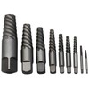 Drill America - DEWEZS1-9 #1-9 Carbon Steel Screw Extractor Set,