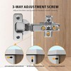 Domira 4-inch Cabinet Hinges - Soft Close Kitchen Cupboard Door