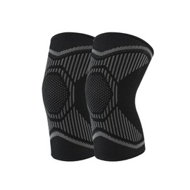 JIAHG Kids Sports Knee Pads Youth Basketball Knee Brace Lightweight Breathable Knee Compression Sleeve Boys Girls Protective Non-Slip Knee Support for Running, Football, Cycling