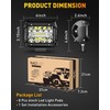 NAOEVO 4 Inch LED Pod Lights, LED Fog/Driving/Off Road Lights