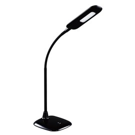 Lightbox Basic LED Desk Lamp in Black - 63 x 15 x 15 cm - Functional Table Lamp with Adjustable Arm & 3 Levels Touch Dimmer & 7 W, 340 lm, 6500 K - Plastic/Metal