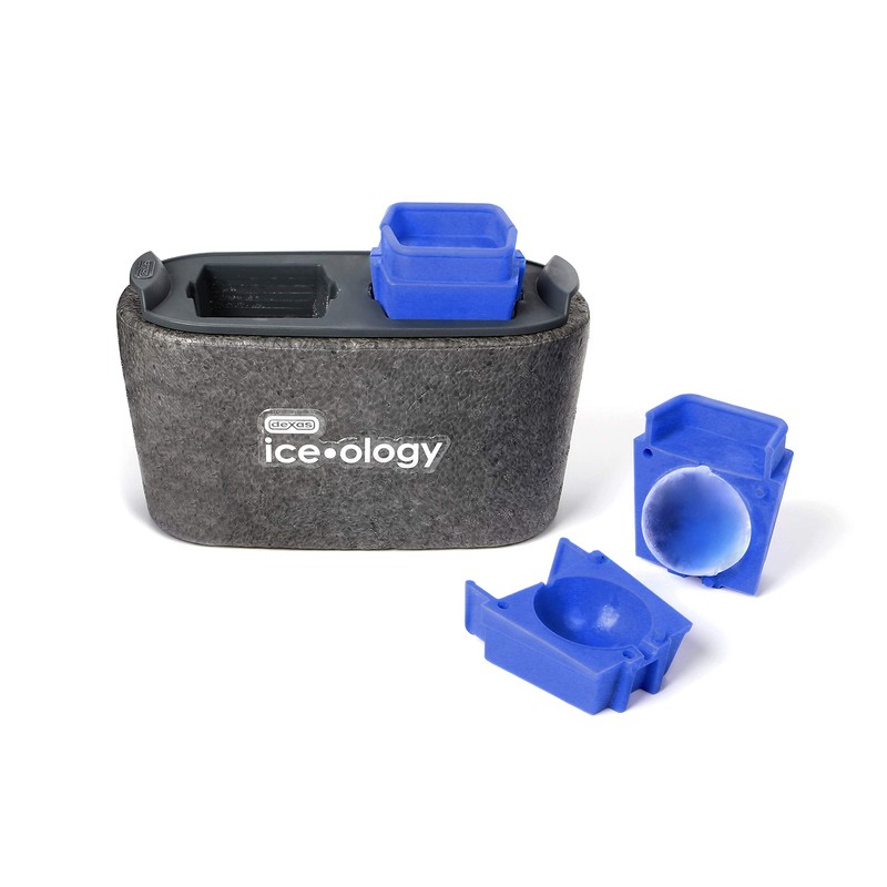 Dexas ice•ology Silicone Clear Ice Maker Tray for Crystal Clear