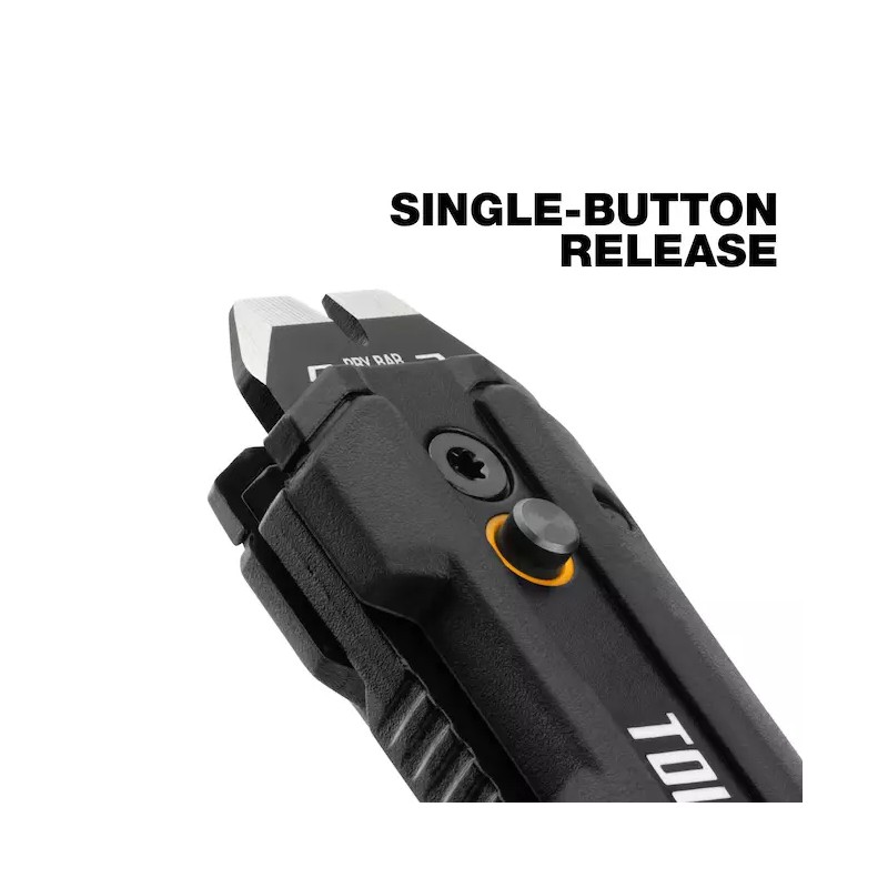 ToughBuilt TB-H4-12-I Pry Bar Utility Knife 4-in-1 Multi Tool Contractor