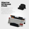 BRAINWAVZ Dual Desktop Keyboard Stand & Holder, Organize Your Desk,