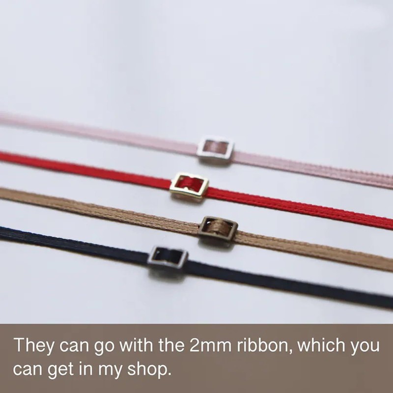 3mm / 0.12 inches (Inner Diameter) Super Tiny Buckles, Doll