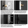 FinalShark Adjustable Magnetic Closure, Brass Silent Ball Door Locks for