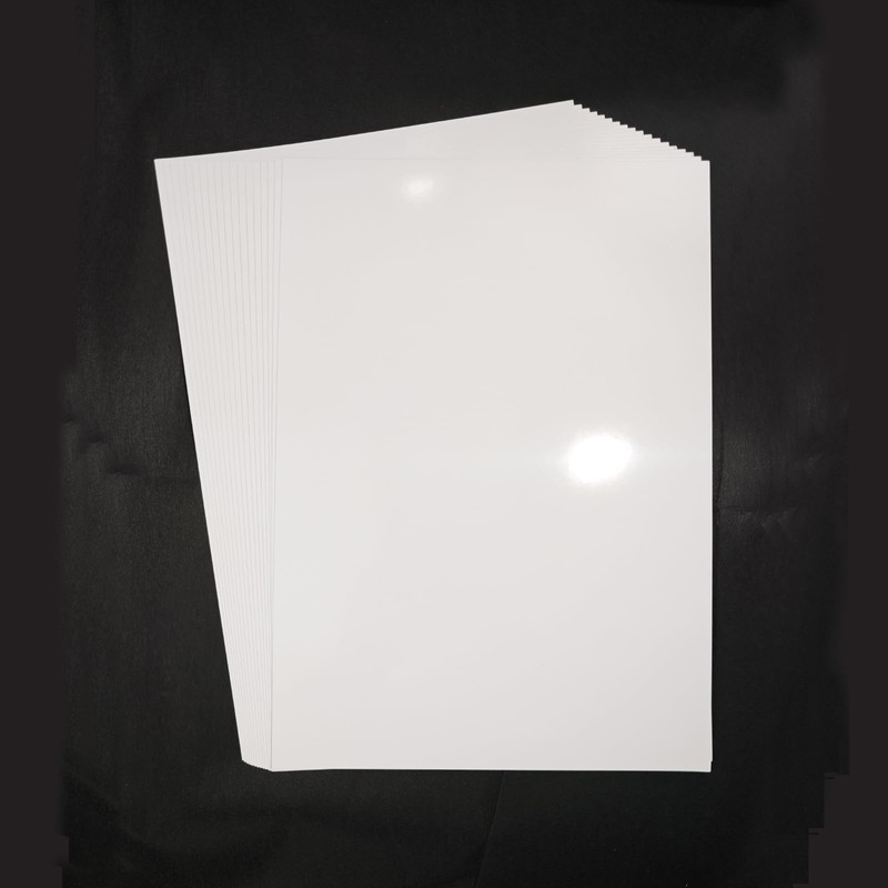 HUSPER Self-Adhesive Photo Paper 8.5 x 11 Inches Glossy Sticker