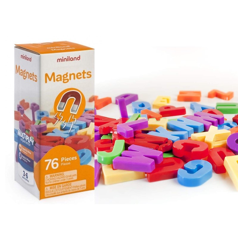 Miniland Magnetic Lettere maiuscole Fun Set (76 Pezzi)