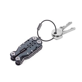 Troika Mini Tool Keyring with 10 Functions, silver, Modern
