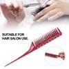 Rat Tail Comb, Triple Neck Comb, Hair Styling Comb with