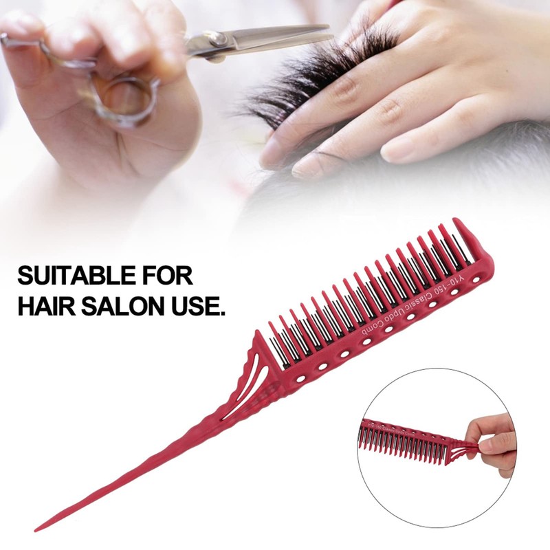 Rat Tail Comb, Triple Neck Comb, Hair Styling Comb with