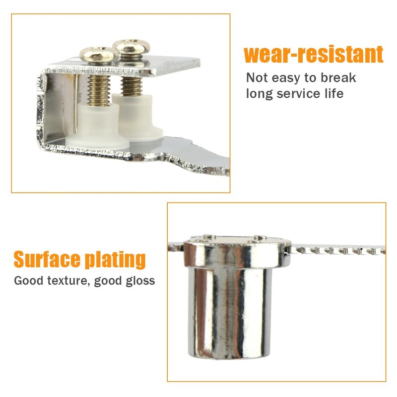2 Pack Sliding Glass Door Ratchet Lock, Glass Display Case
