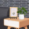 Funzhan 2pcs Clear Acrylic Easels Plastic Plate Stands Holders Fold