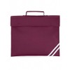 Quadra Men's QD456BURG Classic Book Bag - Burgundy, One Size