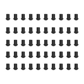 Pdflie in Ear Acoustic Coil Tube Earpiece Tips Replacement for Two Way Radio Walkie Talkie Headset(Small,Black,50Pack)