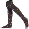 Mysocks Unisex over-the-knee socks made of extra fine combed cotton,