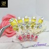 Ribbon Dress Handmade Nail Tips - Long Round / 리본원피스