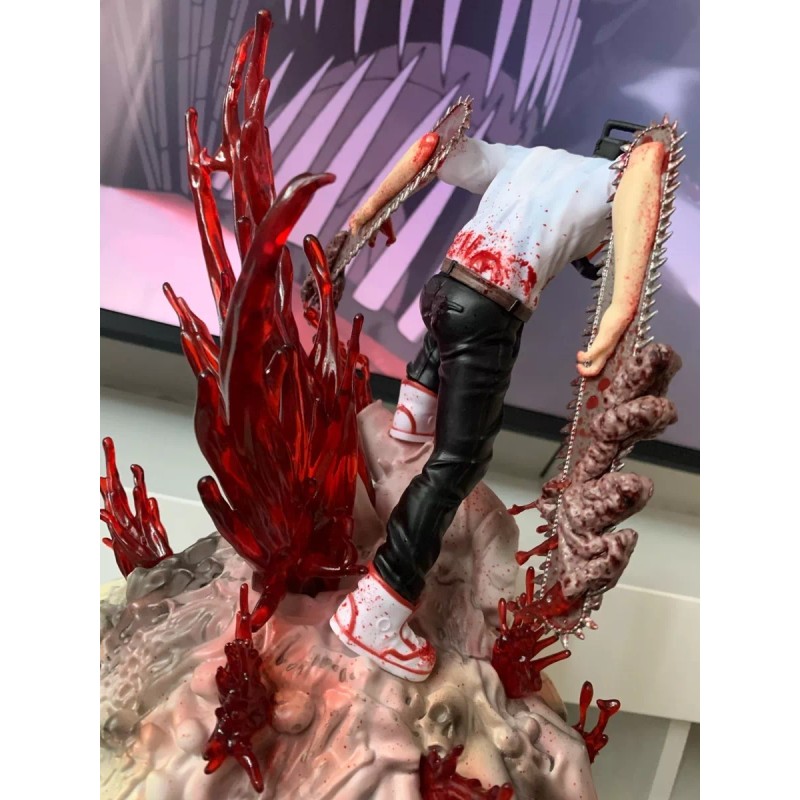 Jextech Figura Anime Hombre Motosierra Chainsaw Man 29 Cm