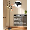 Lightdot 67" Dimmable Floor Lamp for Living Room, Farmhouse 3-Light