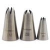 Tumtanm #1M #2B #15 Seamless Stainless Steel Large Icing Piping