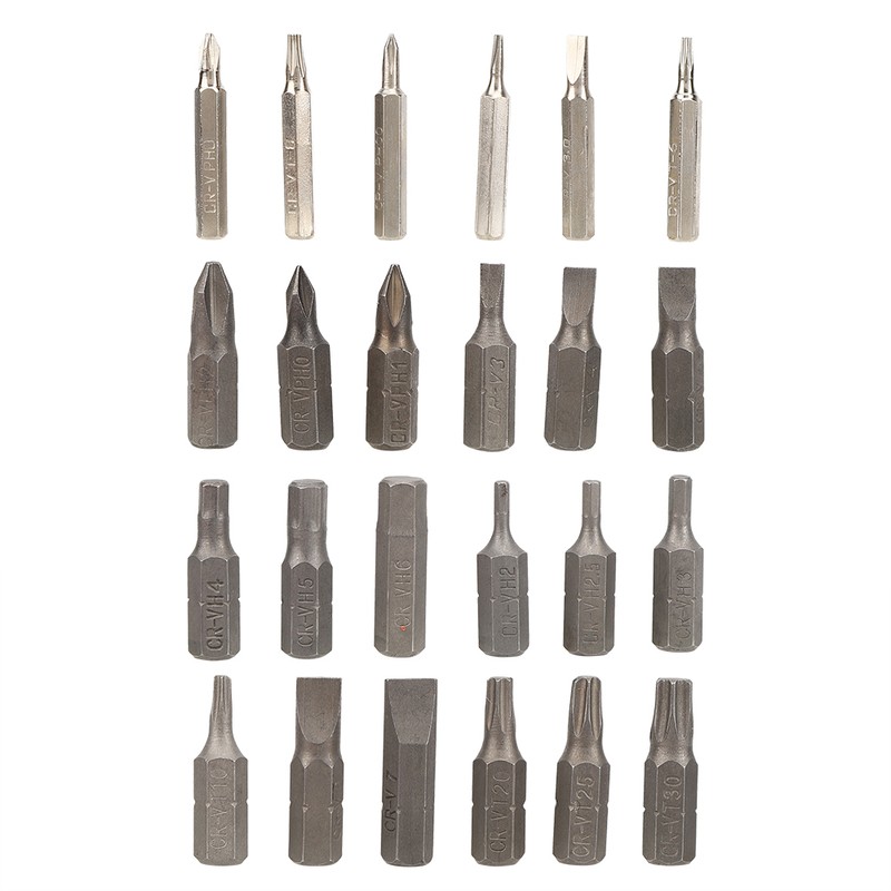 28Pcs Magnetic T shape Ratchet Screwdriver Handle Bits Set Disassembly