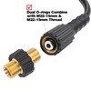 Xiny Tool Pressure Washer Adapter Set, Quick Disconnect Kit With