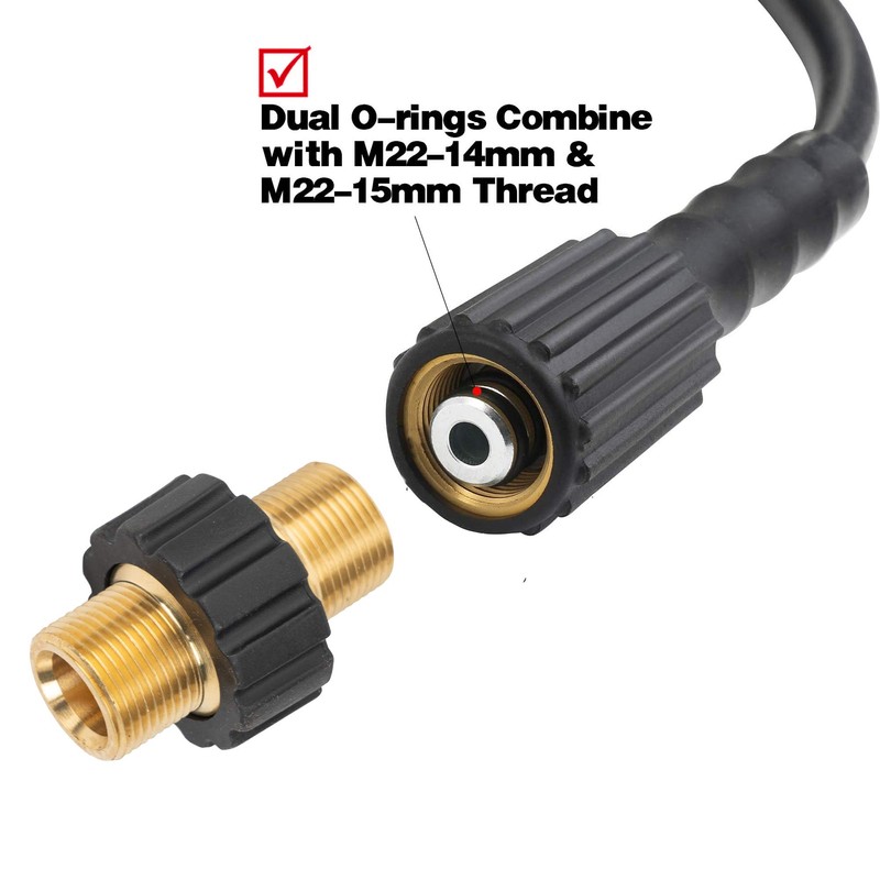 Xiny Tool Pressure Washer Adapter Set, Quick Disconnect Kit With