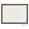 Navaris Framed Linen Bulletin Board - 17 x 23 inches