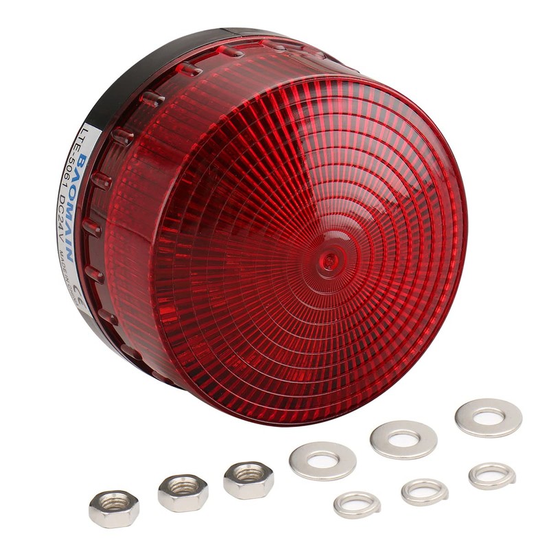 Baomain Warning Lamp LTE-5061 Industrial DC 24V LED Flash Strobe