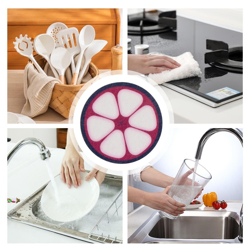 Dish Sponge | Dish Scrubber | Fruit Shape Washing Tools