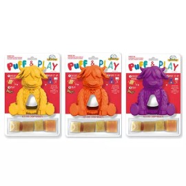 Yeti Dogsee PUFF & PLAY Himalayan Yak DOG Chew TOY Hard Puff Cheese Puzzle Treat
