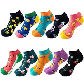 GEYIWSSXY Colourful Socks Men Women 39-42 Funny Sneaker Short Socks for Men Casual Cotton Socks, Multicolour C, One Size