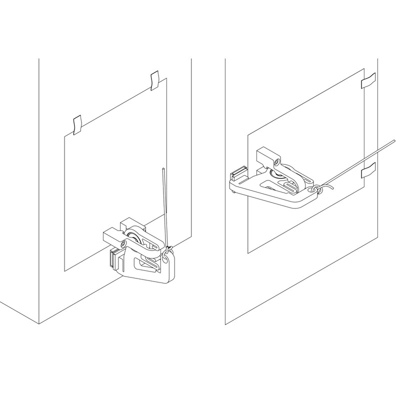 Chicken Cooper Magnetic lock for secure closing, secure chicken flaps