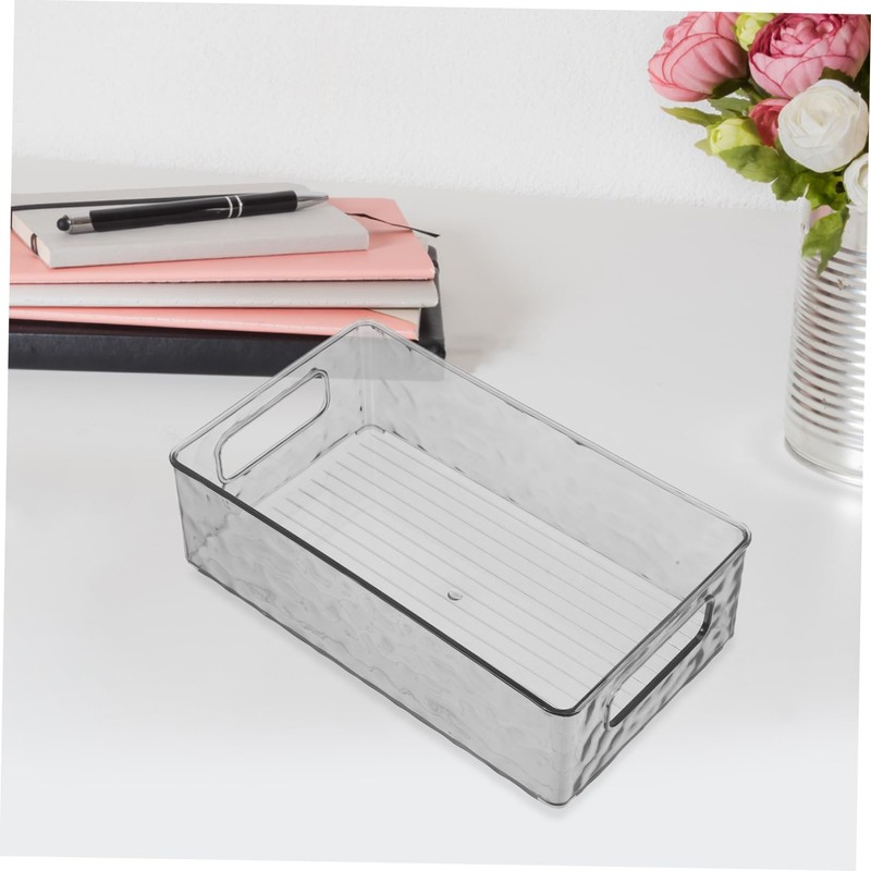 Levemolo Storage Box for Kitchen and Refrigerator Stylish Grey Organizer