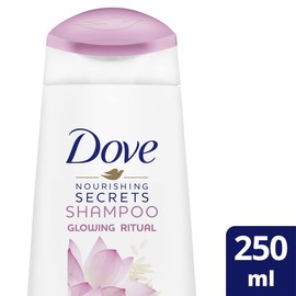 dove shampoo 250ml glowing ritual