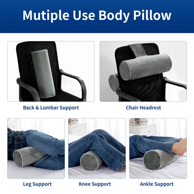 BALAPET Body Pillow for Side Sleeper Back Sleeper, Roll Cylinder