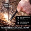 TITAN Survival Ferro Rod Fire Starter 0.5" x 5.5" 3-Pack