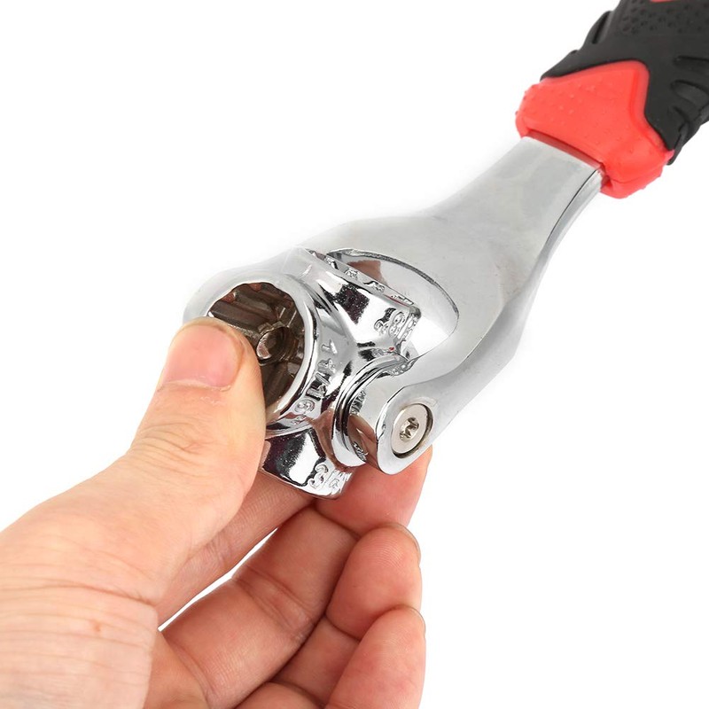 Universal Socket, 8 in 1 Socket Wrench, Flexible Dog Bone