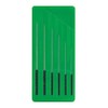 Horotec MSA02.221 Assortment of 6 Smoothing Broaches with Plastic Handle