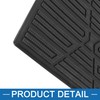 A ABSOPRO Car Floor Mat Patch Heel Scuff Plate Foot
