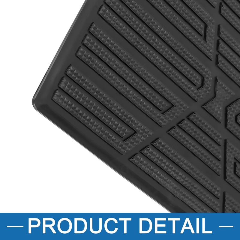 A ABSOPRO Car Floor Mat Patch Heel Scuff Plate Foot