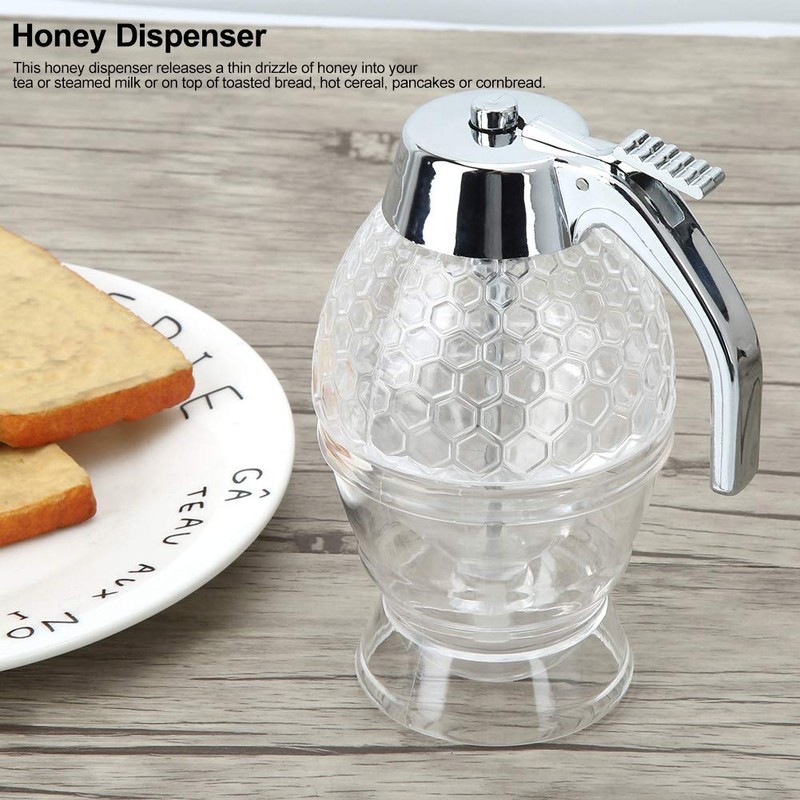 Beautiful Syrup Dispenser, Very Convenient Acrylic Honey Pot, For Pancakes