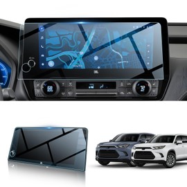 BIBIBO for 2024 2025 Toyota Grand Highlander Screen Protector 2024 2025 Toyota Grand Highlander XLE/Limited/Platinum 12.3" Display 2024 Grand Highlander Radio Tempered Glass Screen Protector 2024 2025 Grand Highlander