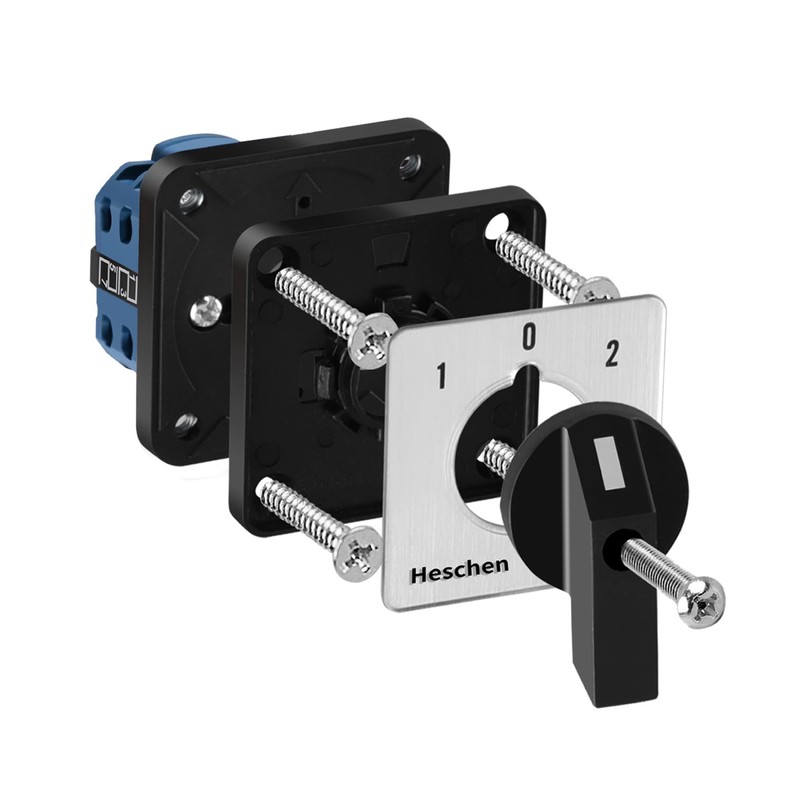 Heschen Universal Rotary Cam Selector Changeover Switch SZW26-20/D202.2 660V 20A