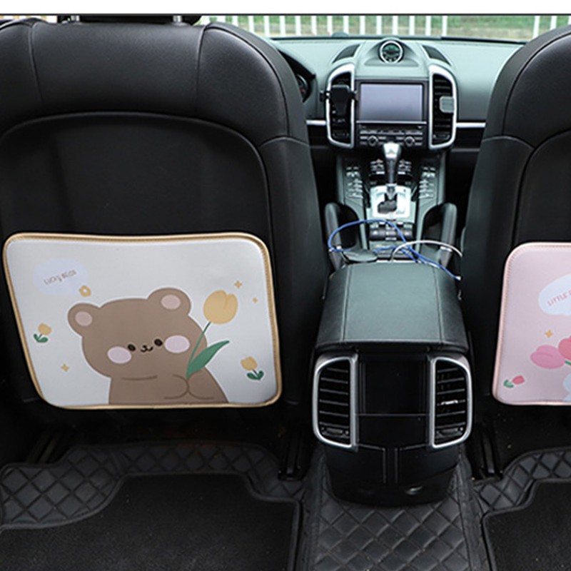 Car Back Seat Kick Pad Dust Resistant Protective Seat Back