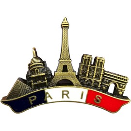 1 x Retro Paris Fridge Door Sticker, Retro Paris Magnetic Sticker, Imitation Retro Paris Fridge Magnets, Kitchen Decoration, Home Decoration, Souveni, Gifts, Home Accessories and Decoration, Magnets